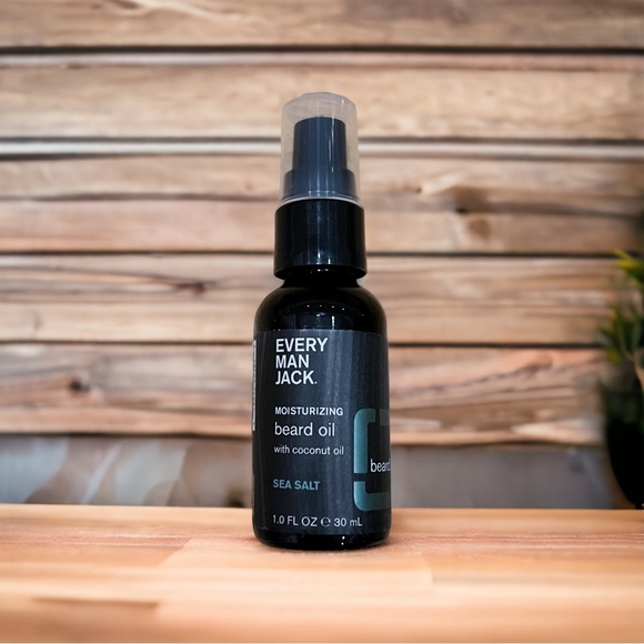 EVERY MAN JACK MOISTURIZING BEARD OIL WITH COCONUT OIL/SEA SALT - NEW, NO BOX - Picture 2 of 2